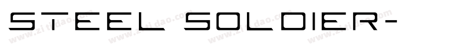 Steel Soldier字体转换